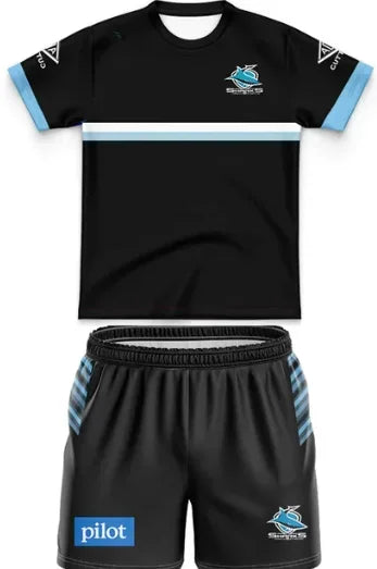 Ensemble maillots shorts Rugby NRL enfants