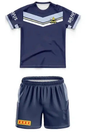 Ensemble maillots shorts Rugby NRL enfants