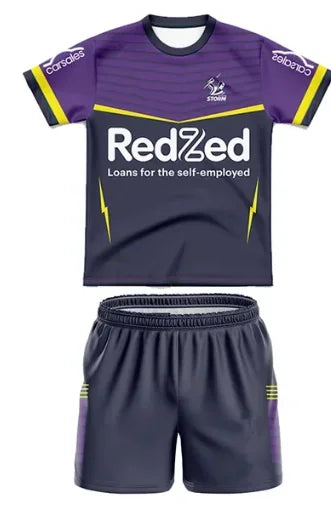 Ensemble maillots shorts Rugby NRL enfants