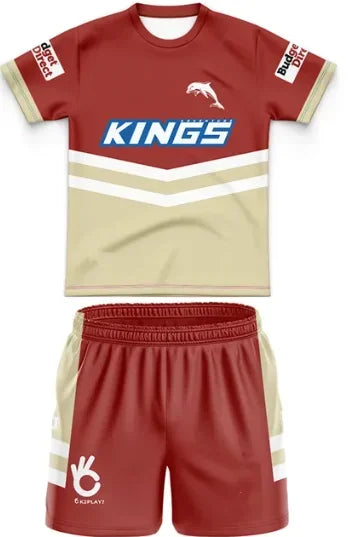 Ensemble maillots shorts Rugby NRL enfants